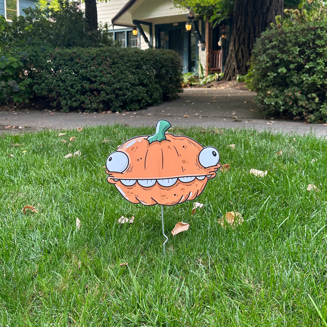 Doogle the Spicy Pumpkin | Halloween Yard Decoration
