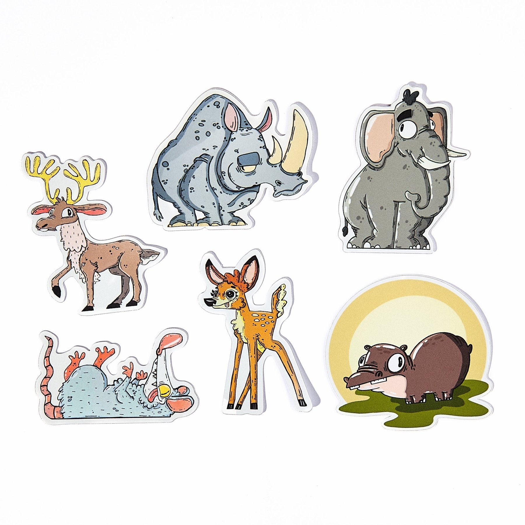 Animal Mystery Sticker Pack - Mike Bennett Studios