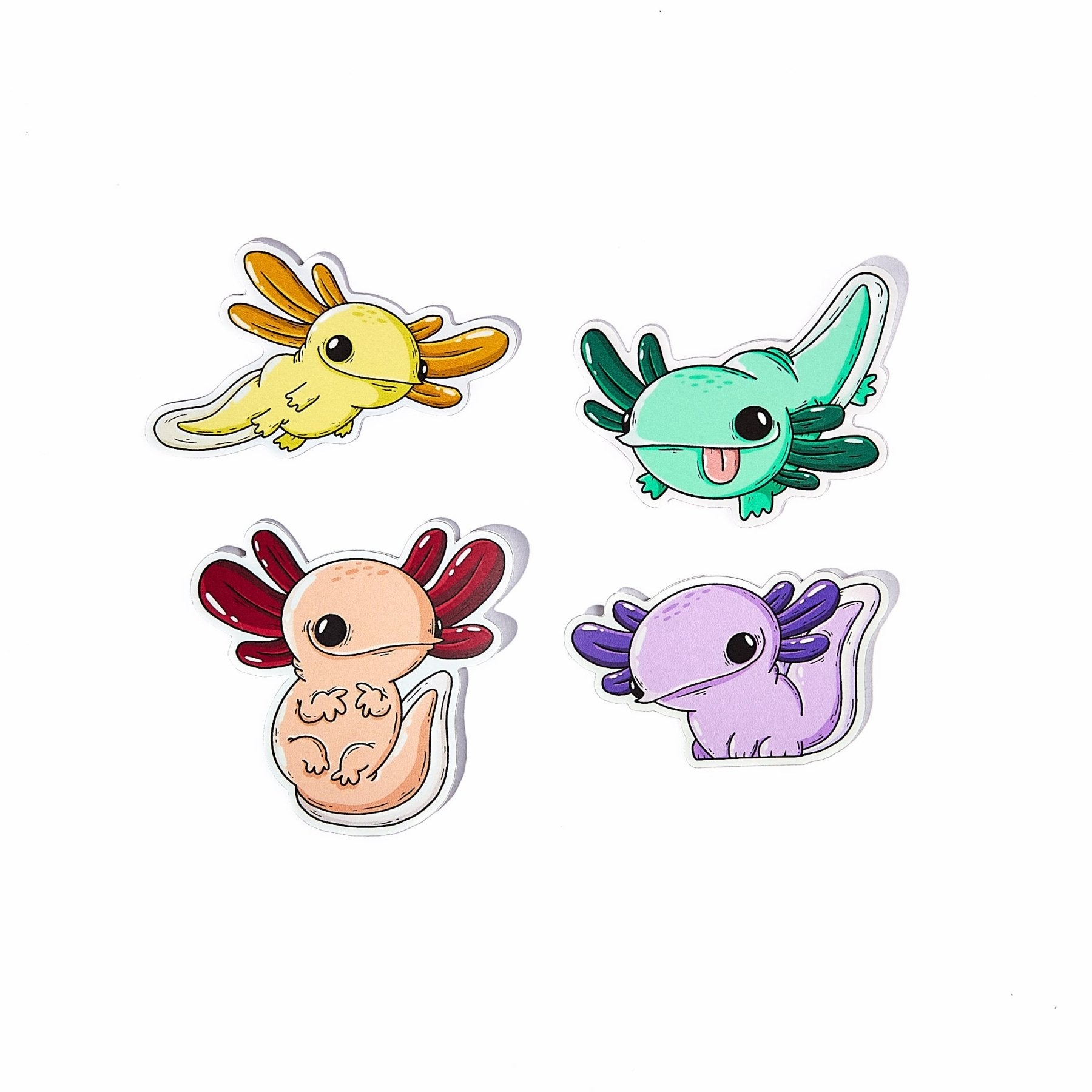 Axolotl Sticker Pack - Mike Bennett Studios