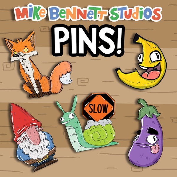 Mike Bennett Studios | Mystery Enamel Pins